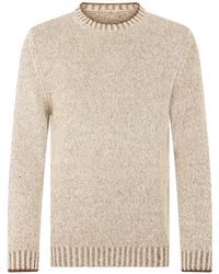 Fedeli - Pullover Mit Rundhalsausschnitt - Lyst