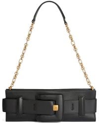 Balmain - Anthem Smooth Leather Clutch - Lyst