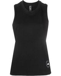 adidas By Stella McCartney - Organic Cotton Tank Top - Lyst