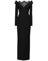 Roland Mouret - Lace-Insert Column Gown - Lyst