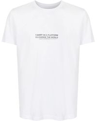 Osklen - T-Shirt mit Text-Print - Lyst