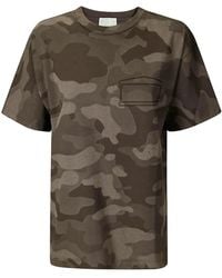 Aries - Aged Camo T-Shirt - Lyst