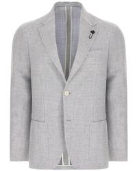 Lardini - Single-Breasted Tailored Blazer - Lyst