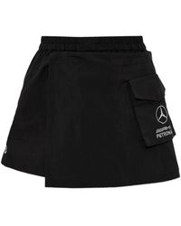 Y-3 - X Mercedes Logo-Print Shorts - Lyst