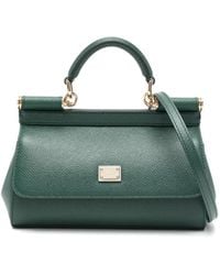 Dolce & Gabbana - Sicily Small Leather Handbag - Lyst