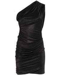 MARSĒM - Robe Courte Froncée À Une Épaule - Lyst
