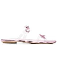 Stuart Weitzman - Sw Bow Slides - Lyst