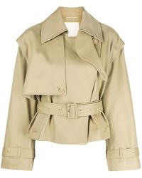 JNBY - Cropped-Trenchcoat Mit Offenem Rücken - Lyst