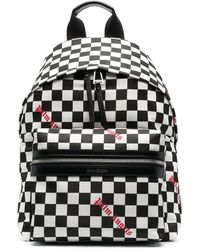 Palm Angels - Damier Check Print Backpack - Lyst