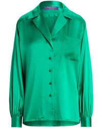Ralph Lauren Collection - Roslin Stretch-silk Shirt - Lyst