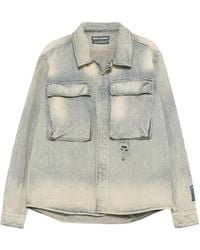 Reese Cooper - Concealed-Button Flap-Pocket Shirt - Lyst
