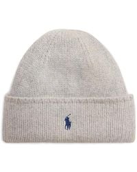 Polo Ralph Lauren - Embroidered Pony Beanie Hat - Lyst