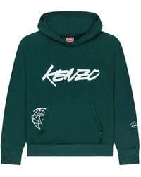KENZO - X Futura 2000 Atom-Flower Print Hoodie - Lyst