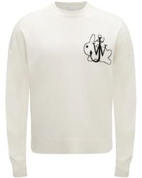 JW Anderson - Pullover Mit Logo-Stickerei - Lyst