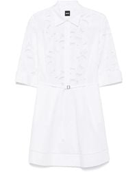 BOSS - Derodi Mini Dress - Lyst