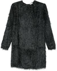 Alysi - Jurk Met Lange Mouwen En Textuur - Lyst