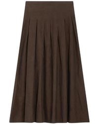 PT Torino - Mirna Knife-Pleat High-Waisted Midi Skirt - Lyst