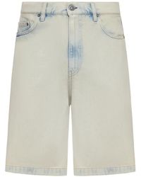Golden Goose - Denim Bermuda Shorts - Lyst