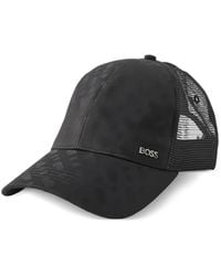 BOSS - Cotton Cap Hat - Lyst