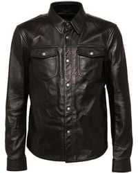 Tom Ford - ボタン レザージャケット - Lyst