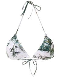 Lygia & Nanny Bikinitop Met Print - Wit
