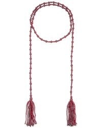 Jennifer Behr - Ellie Beaded Tassel Necklace - Lyst