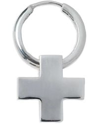 Parts Of 4 - Cross-Charm Hoop Earring - Lyst