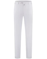 Kiton - Elasticated-Waistband Logo-Patch Trousers - Lyst