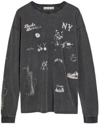 Duke & Dexter - Long Sleeve Graphic T-Shirt - Lyst