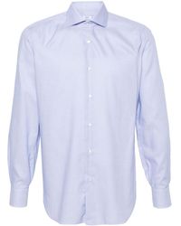 Barba Napoli - Jacquard Cotton Shirt - Lyst