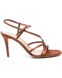 Gianvito Rossi - 90Mm Satin Sandals - Lyst