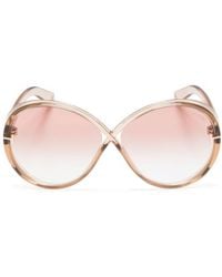 Tom Ford - Edie Oversize-frame Sunglasses - Lyst