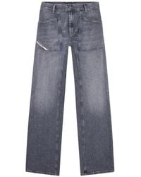 DIESEL - D-Zeta Ruimvallende Jeans Met Regular-Waist - Lyst