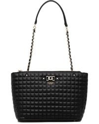 Guess - Nadira Quilted Shoulder Bag - Lyst