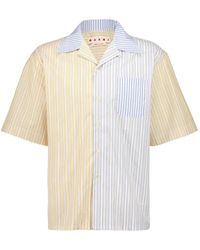 Marni - Camicia Bicolore A Righe - Lyst