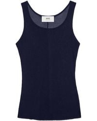 Ami Paris - Geripptes Top - Lyst