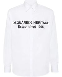 DSquared² - Heritage T-Shirt Met Logo-Print - Lyst