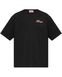 KENZO - Winter Holidays Logo T-Shirt - Lyst