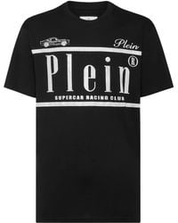 Philipp Plein - 'Racing Club' Short Sleeve Round-Neck T-Shirt - Lyst