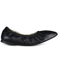 Jimmy Choo - Elastic Square Toe Ballerina - Lyst