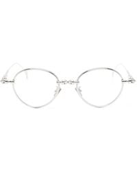 Kuboraum - Maske H67 Brille Mit Rundem Gestell - Lyst