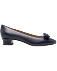 Ferragamo - Leather Pumps - Lyst