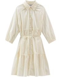 Woolrich - Cotton Shirt Dress - Lyst