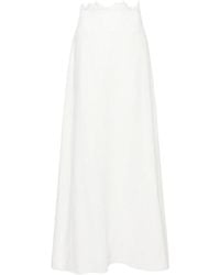 Ermanno Scervino - Broderie-Anglaise Long Skirt - Lyst