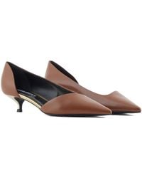 Giorgio Armani - 35Mm Cut-Out Pumps - Lyst