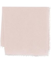 Liska - Frayed-Edges Cashmere Scarf - Lyst