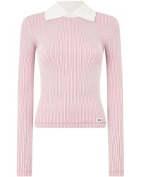 Gcds - Pull En Maille Nervurée - Lyst