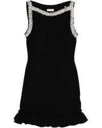 Sandro - Faux-Pearl Embellished Mini Dress - Lyst