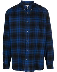 Woolrich - Plaid-check Long-sleeve Cotton Shirt - Lyst