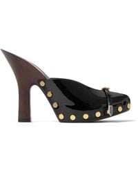 Versace - Sassi Patent Clogs 105 Mm - Lyst